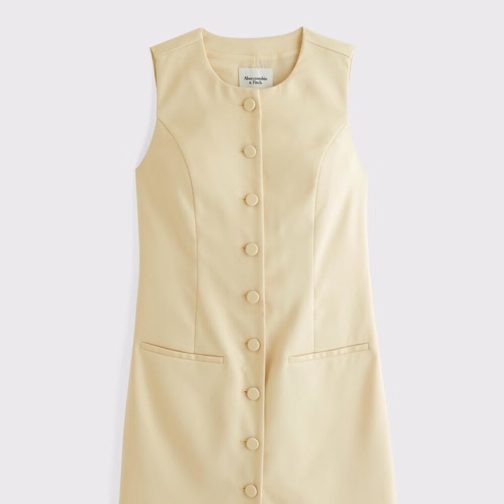 The A&F Mara High-Neck Vest Mini Dress